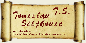 Tomislav Šiljković vizit kartica